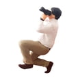 thumbnail image 3 of Maoww 1:64 Hand Painted Model People Figure Diorama Scenery Photographer White, 3 of 9