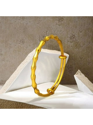 Gold Bamboo Bracelet