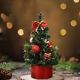 thumbnail image 2 of Qocolhg Christmas Decorations Clearance!Christmas Decoration 20cm/7.9inches Small Christmas Tree Ornament Mini Christmas Tree Christmas Decoration Scene Setting For Living Room Desk Bedroom Ornaments, 2 of 6