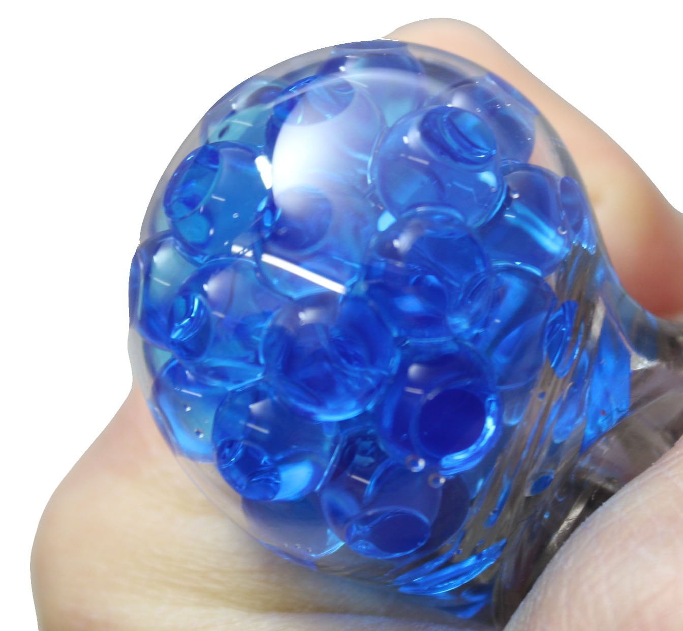 blue squishy ball