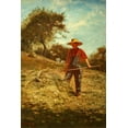 thumbnail image 2 of Homer, Winslow 11x14 Gold Ornate Wood Framed with Double Matting Museum Art Print Titled - Haymaking, 2 of 4