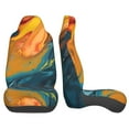 thumbnail image 4 of ZICANCN Car Seat Covers Front Seats Only, Colorful Elegant Modern Abstract Automotive Seat Covers Protectors for Cars Trucks Suv 2 Pack, 4 of 8