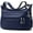 Blue, variant on CoCopeaunts Soft Faux Leather Shoulder Bag for Women Multi Pocket Handbag Waterproof Crossbody Bag Large Capacity Purse