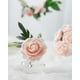 thumbnail image 4 of Flores artificiales 25 piezas de rosas falsas de espuma de rubor de aspecto real con tallos para ramos de boda de bricolaje centros de mesa de despedida de soltera decoraciones par, 4 of 4