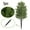 B, variant on Artificial Cedar Topiary Tree with Ground Spike – 22" Outdoor Faux Shrub Plant for Front Porch, Patio, Balcony, Garden, Home Décor – UV Resistant Plastic Greenery for Year-Round Decoration