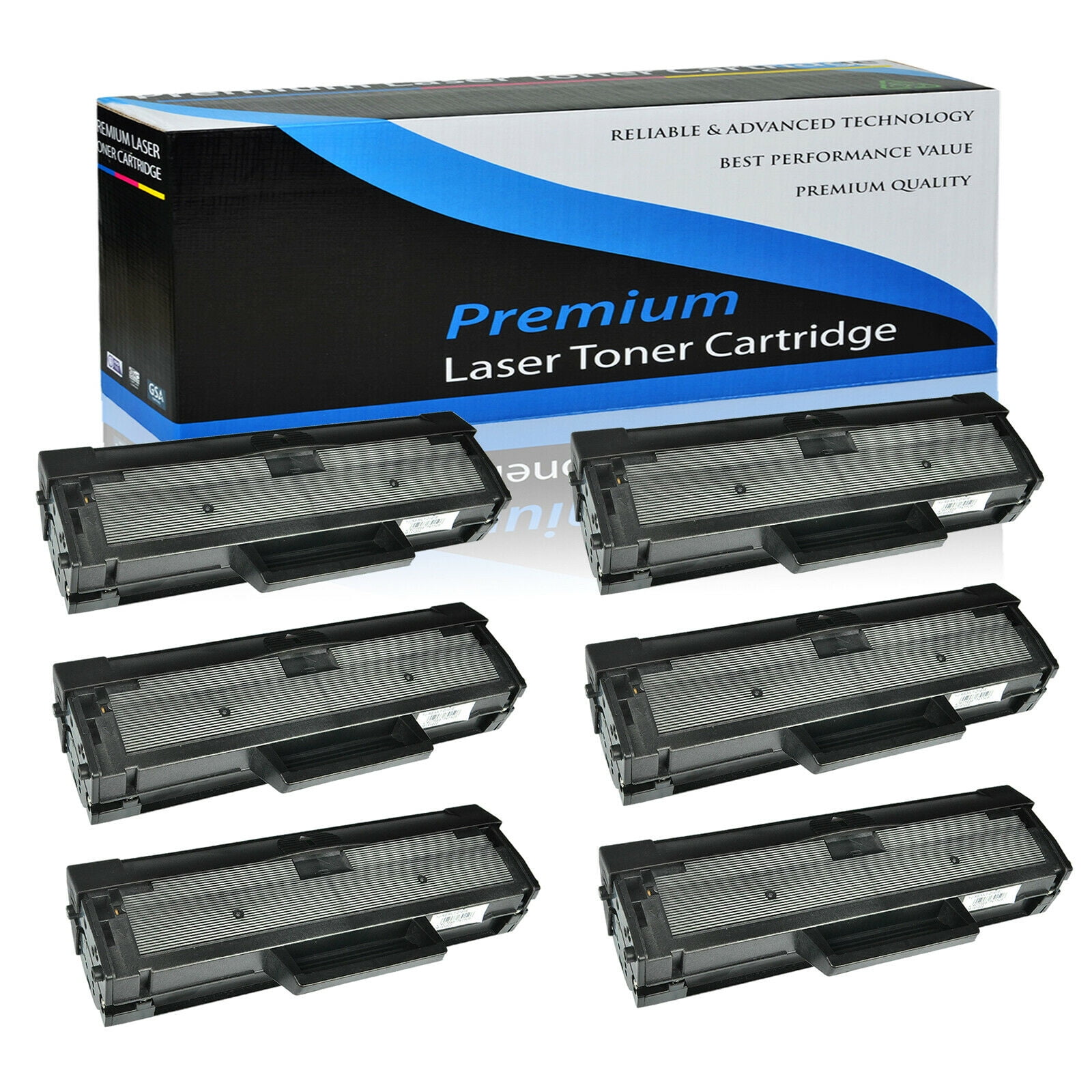 4 PK Black New Toner Cartridge for Samsung MLT-D101L ML-2165W SF-760P SCX-3405FW 