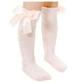 thumbnail image 3 of ZRBYWB Warm Socks Toddler Baby Kids Girls Solid Knee-High Socks Stockings Mid-Calf Length Princess Sock, 3 of 8