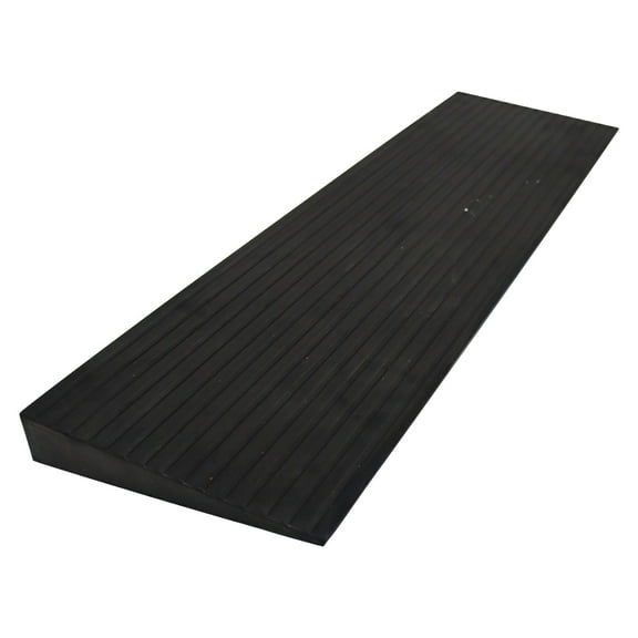 Non-Slip Rubber Threshold Ramp for Doorways Driveways Wheelchair Ramp 3.9" * 35.4" * 0.4"