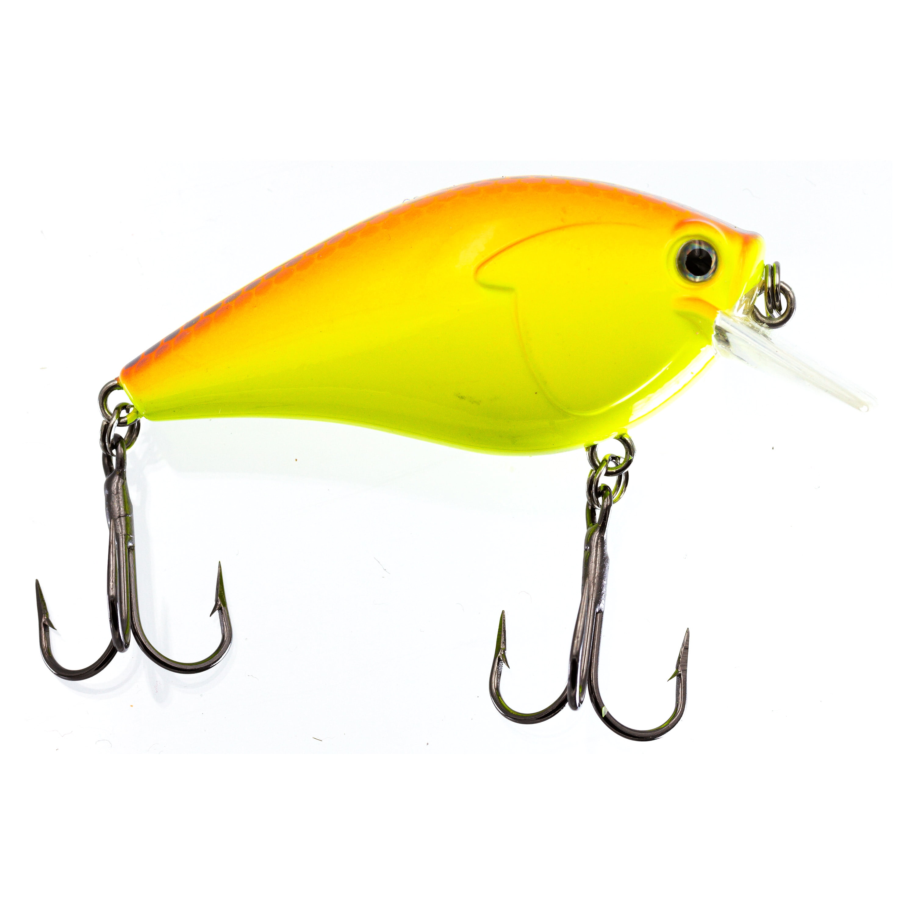 (2 pack) Ozark Trail 3/8-Ounce Square Bill Crankbait Fishing Lure - Hot Brown