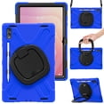 thumbnail image 3 of Case for Samsung Galaxy Tab S11 Ultra 14.6 inch 2025 Released, 360 Degree Rotating Hand Grip Shockproof Cover with Shoulder Strap, Blue, 3 of 7