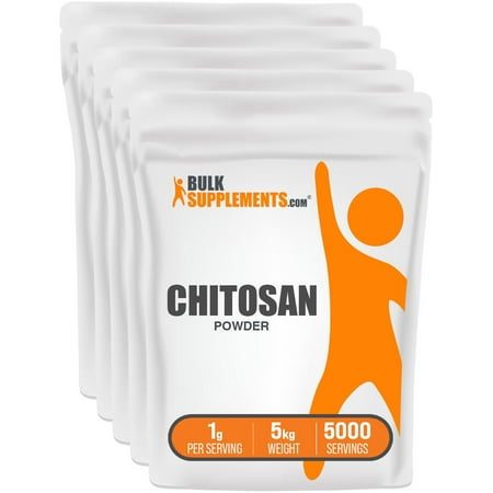 BulkSupplements Chitosan Powder - 1g per Serving - 5 Kilograms (11 lbs) - 5000 Servings