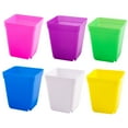 thumbnail image 6 of GOOHOCHY  48 Pcs Plastic Matte Flower Pot Outdoor Garden Indoor Colorful, 6 of 8