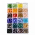 thumbnail image 5 of DESIGNICE 1200pcs/box 6mm Crystal Glass Beads with Hole for DIY Craft Bracelet Necklace Jewelry Making, 5 of 7