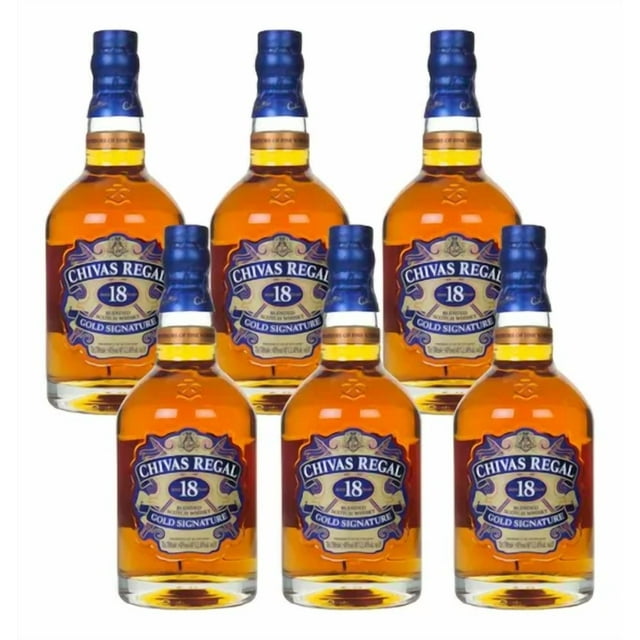 Pack de 6 Whisky Chivas Regal 18 750Ml Imp