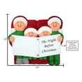 thumbnail image 6 of Ornaments by Elves Personalized Family of 4 First Christmas Ornaments 2024 Better Together Ornament, 6 of 10