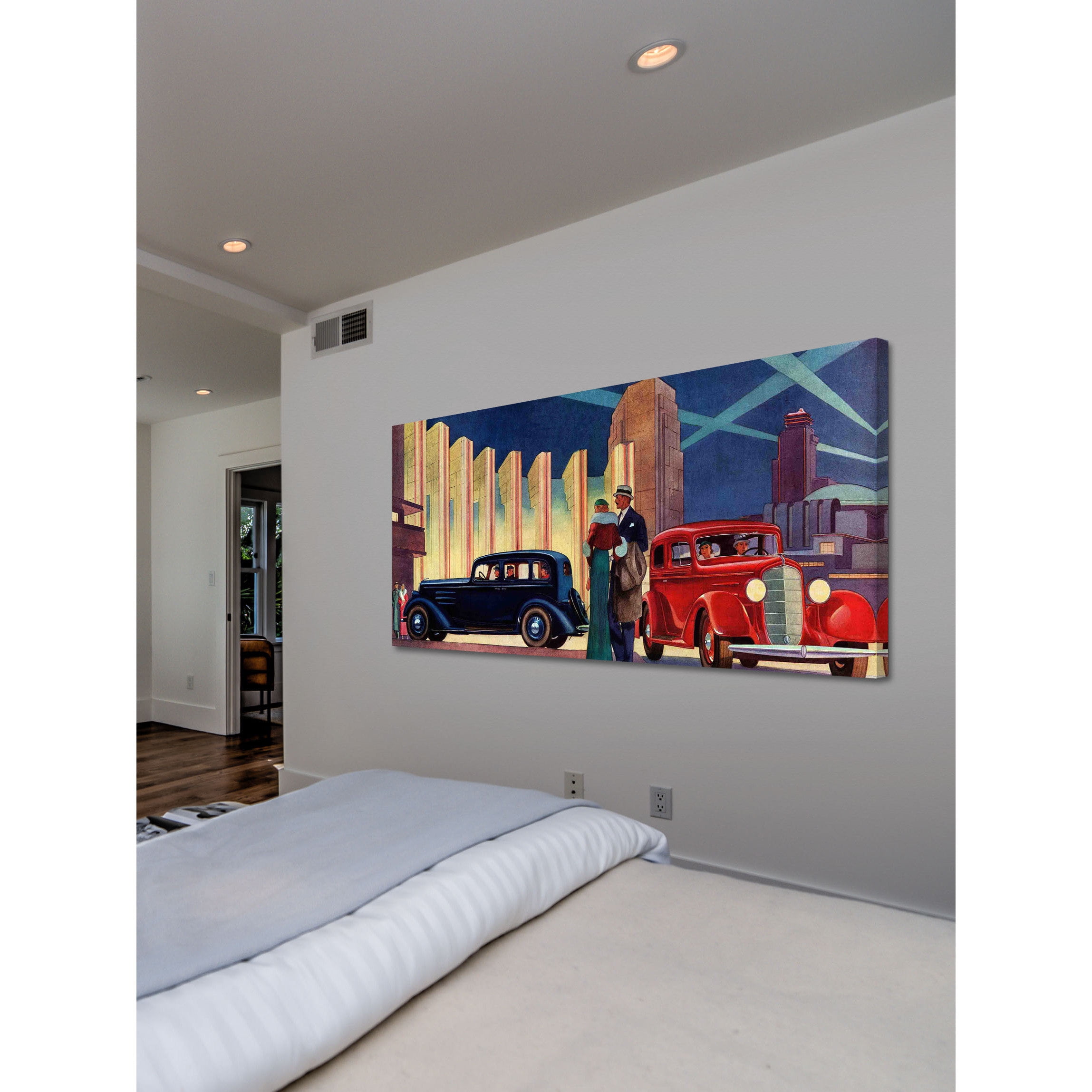 Marmont Hill The Big Night Graphic Art on Wrapped Canvas