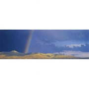 Rainbow over mountain  Anza Borrego Desert State Park  Borrego Springs  San Diego County  California  USA Poster Print by  - 36 x 12