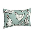 thumbnail image 2 of Fotbe Hand Drawn Chickens Pillow Cases - Envelope Closure - Luxury, Extra Soft, Cooling Pillow Covers - Wrinkle, Fade, Stain Resistant-16"x24", 2 of 9