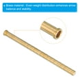 thumbnail image 4 of 350 Grain Archery Arrow Brass Insert Insert Screw Copper Brass Arrow for .244/ 6.2mm Carbon Arrows, 6 Pack, 4 of 6