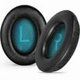 thumbnail image 1 of wonima02 Replacement Ear-Pads for Bose QuietComfort QC 35 (ii) 25 15 2 Headphones, Tear-Proof Cushion for QC35 (ii) QC25 QC15 QC2 SoundTrue/SoundLink AE2/AE2i/AE2w Around-Ear Headphones (Black), 1 of 1