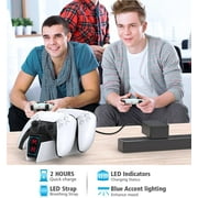 PS5 Controller Charger Station, OIVO Charging Dock for PS5 Dualsense & Edge Controller with Fast Charging AC Adapter