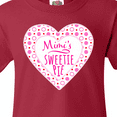thumbnail image 4 of Inktastic Mimi's Sweetie Pie with Pink Hearts Youth T-Shirt, 4 of 5