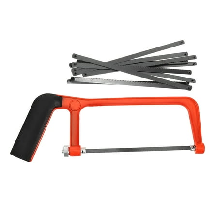 FRCOLOR 1 Set U Shaped Orange Hand Saw Metal Plastic Wood Cutting Professional Tool