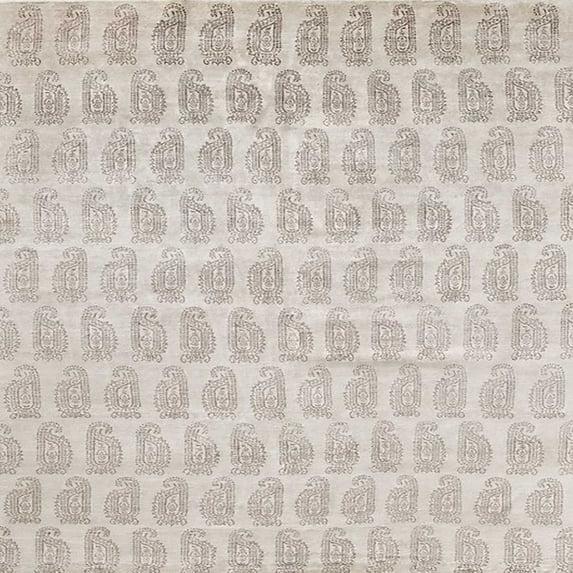 Ahgly Company Machine Washable Indoor Square Industrial Modern Rose G Pink Area Rugs, 4' Square