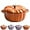 Orange #1 6.3in, variant on Pumpkin Dutch Oven Pot with Lid, 4-Qt Enameled Cast Iron Pot - Non-Stick & Oven Safe, The Ultimate Pumpkin Shaped Dutch Oven for Cooking, Halloween & Thanksgiving Gift(Orange #1 6.3in)