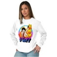 thumbnail image 3 of Betty Boop Air Brushed Hot Stuff Women Plus Size Long Sleeve Tee Brisco Brands 2X, 3 of 5