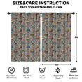 thumbnail image 2 of Blackout Kids Curtains,Monster Cartoon Truck Gray Pattern Children's Insulated Curtains Set Of 2,Bedroom Essentials,Toddler Room Decor 52"x84", 2 of 5