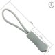 thumbnail image 2 of Xiao Hua 10 tiradores de cremallera de repuesto, color gris, extensores de cordón para mochilas, chaquetas, equipaje, carteras y bolsos., 2 of 5