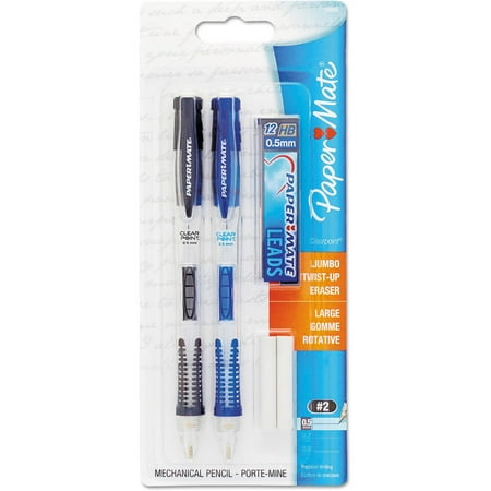 Paper Mate ClearPoint Mechanical Pencil Starter Set, 0.5mm, 5 Count
