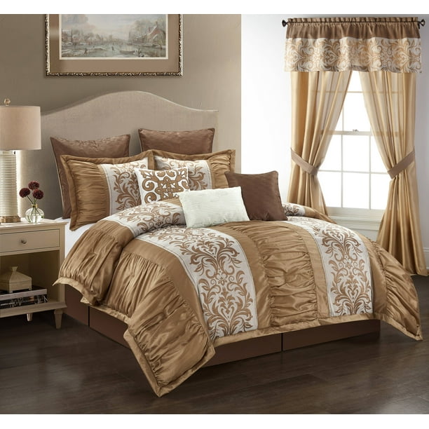 New duvet cover set,3d oil painting bed in a bag 4pcs bedding sets queen size flat bed sheet comforter duvet wedding essential | wish. walmart