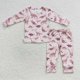 thumbnail image 1 of Ropa de dormir de Navidad para niños, camisetas de manga larga, conjunto de árbol de construcción, pantalones, pijamas, ropa de noche, 1 of 2