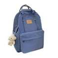 thumbnail image 1 of Xingzhi Nylon Fabric Backpack With Multi-functional For Everyday And Travel Multiple Compartments Schoolbag blue 32*12*42cm 1Set, 1 of 6