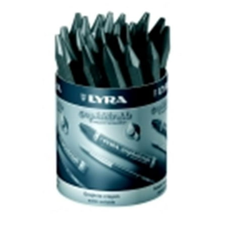 Lyra 6B Tip Non-Toxic Water Soluble Graphite Crayon, Pack