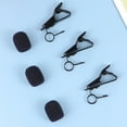 thumbnail image 3 of LABSERRON 24Pcs Small Mic Clip Adjustable for Voice Chat and Video Conferencing in Black Color, 3 of 8