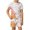 White-d, variant on WhouRiu Boys Girls Summer Casual Outfits Kids Unisex Short Sleeve Ice Cream Graphic Tees Shorts Sets