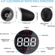 thumbnail image 4 of Pantalla HUD Heads Up para automóvil Kmh y Mph Velocímetro inteligente con GPS digital con alerta de velocidad Advertencia de conducción por fatiga, brújula de navegación, pantalla LCD de 2,4 ", USB, 4 of 5