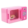 thumbnail image 3 of XYCCA Qualité Enfants Enfant Simulation Lumière Mini Four à Micro-Ondes Électrique Petit Appareil ToyMicrowave Oven 3521-8 Rose-0820, 3 of 5