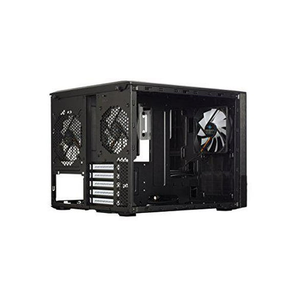 fractal design node 804 no power supply microatx cube case fd-ca-node-804-bl, black