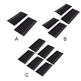 thumbnail image 4 of Protector de cadena Soidarity negro 2 piezas a prueba de polvo lavable suave, 4 of 6