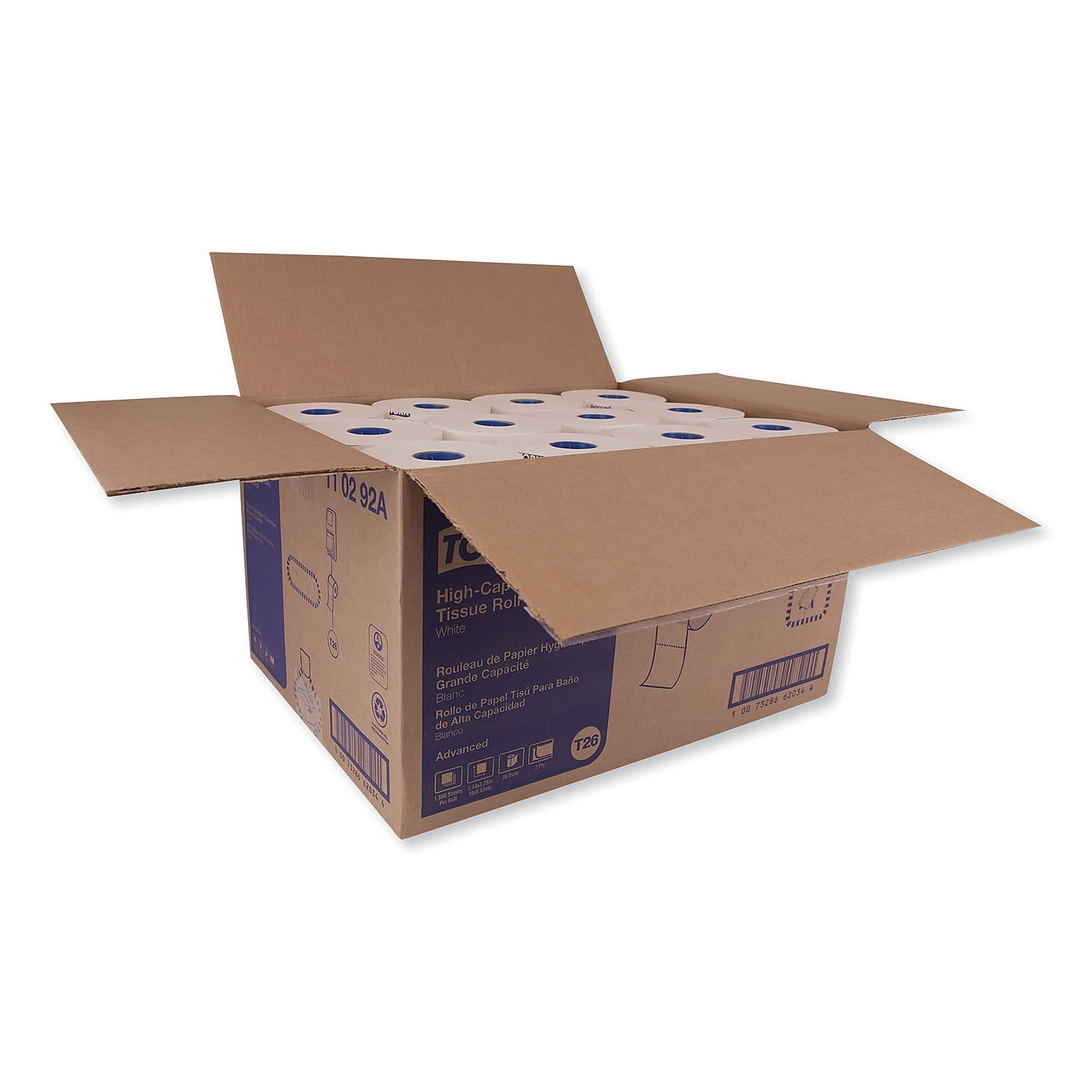 Tork Advanced High-Capacity Toilet Paper 2-ply White 36 Rolls/Case (TRK110292A)