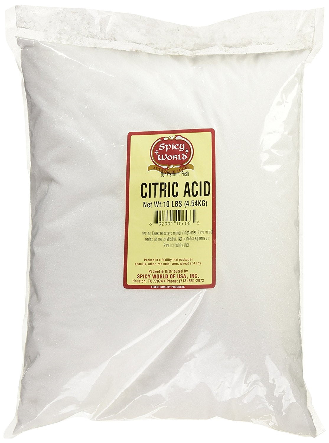 Spicy World Citric Acid, 10 Lb
