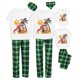 thumbnail image 2 of Pijamas familiares a juego de Navidad en julio, conjuntos de pijamas blancos, 2 of 3