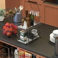 thumbnail image 2 of SimpleHouseware 2 Tier Cabinet Wire Basket Drawer Organizer, Brown, 2 of 4