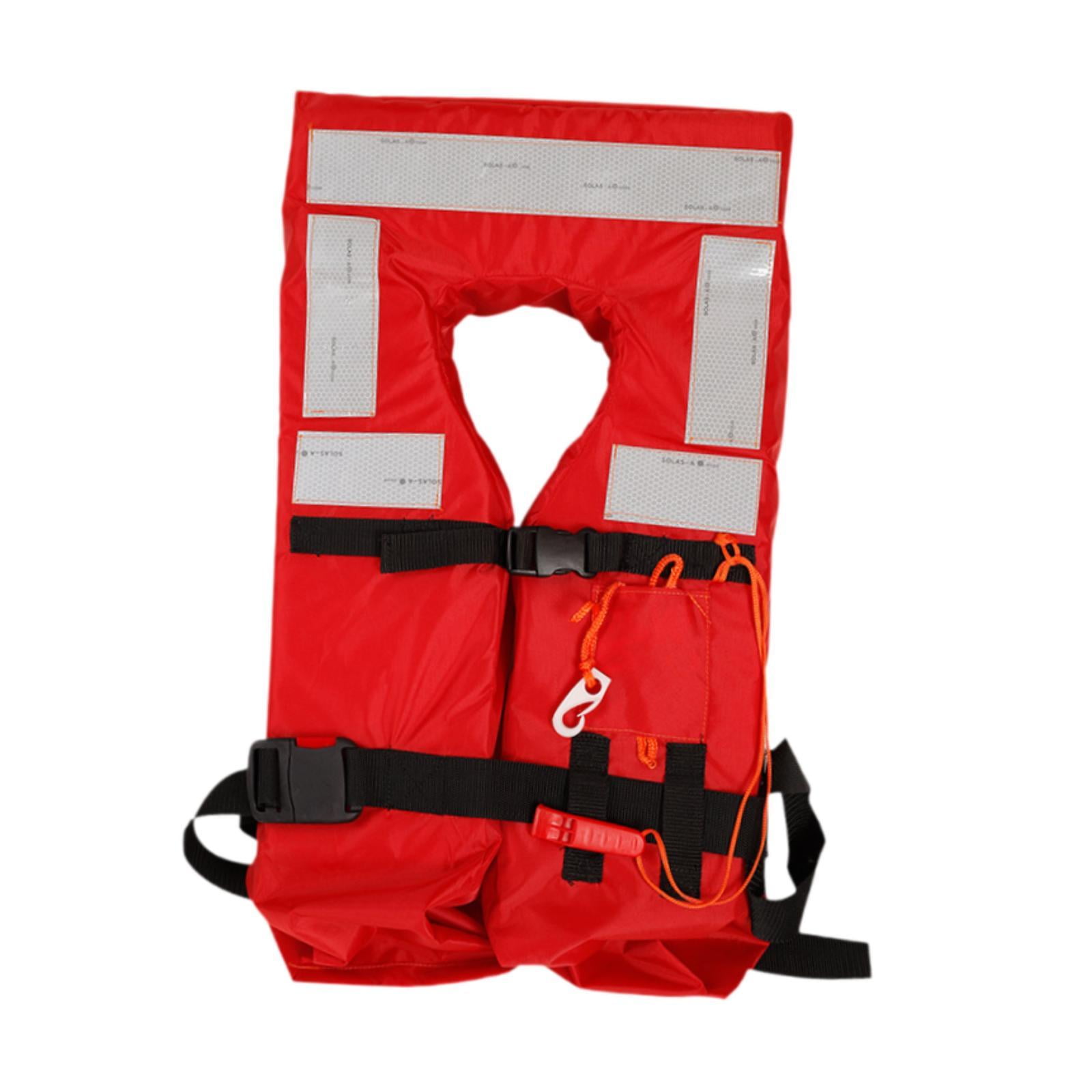 Marine Life Jacket Swim Vest Buoyancy Float Lightweight Oxford Cloth for Adults General Fishing Boating