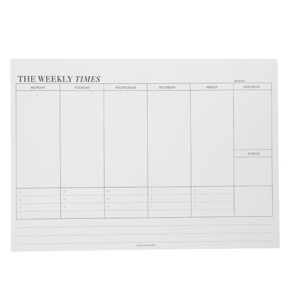 Masteelf Weekly Planner Tear off Undated Weekly Desk Planner Notepad Weekly Calendar Planner Weekly to do Planner Work Planner Organizer for Home Students