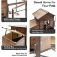 thumbnail image 6 of Grezone Chicken Coop Rabbit Hutch Hen Cage Large Wooden, 6 of 8